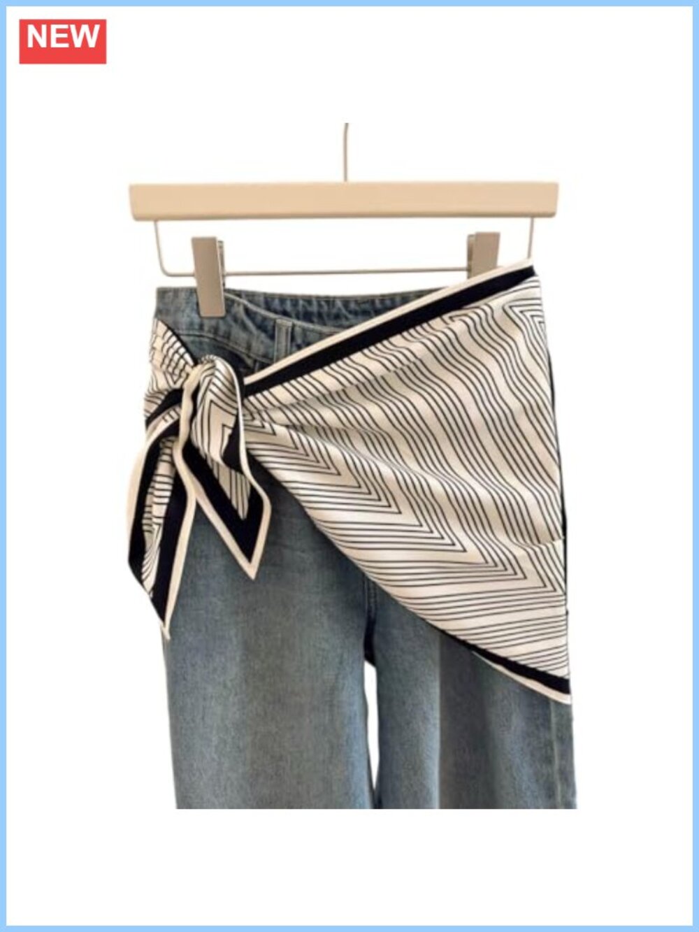 Satin Triangle Scarf Belt Skinny Waist Sash Tie Wrap Neck Hair Accessory